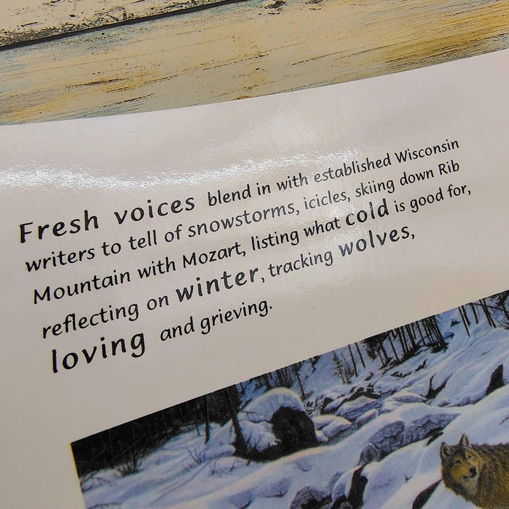 The Poetry of Cold A Collection of writings winter wolves love Softcover Book - Picture 13 of 16